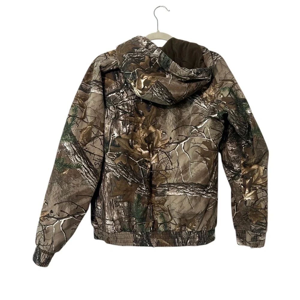 Women’s Hunting Camouflage Hooded Jacket Gander Mountain Guide Series Realtree - Picture 2 of 10